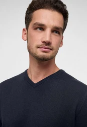 Eterna Strickpullover Dunkelblau/Blau