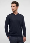 Eterna Strickpullover Dunkelblau/Blau