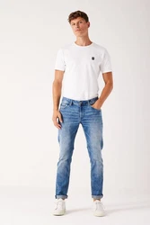 Garcia 5-Pocket Regular-fit Jeans (1-tlg) Blau/Hellblau