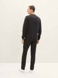 TOM TAILOR Strickpullover Basic mit Logo Stickerei 