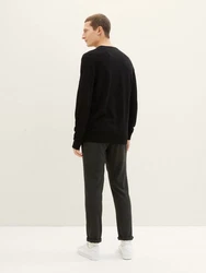 TOM TAILOR Strickpullover Basic mit Logo Stickerei 