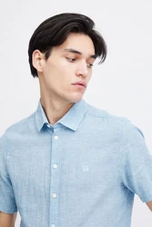 Casual Friday Kurzarmhemd CFAksel SS linen mix shirt 