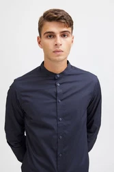 Casual Friday Langarmhemd CFAnton LS CC Dunkelblau