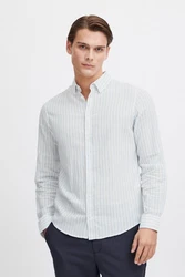 Casual Friday Langarmhemd CFAnton LS BD Shirt Hellblau/Grau