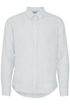 Casual Friday Langarmhemd CFAnton LS BD Shirt Hellblau/Grau