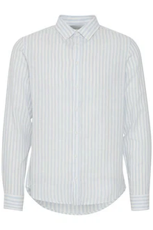 Casual Friday Langarmhemd CFAnton LS BD Shirt Hellblau/Grau