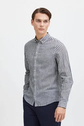 Casual Friday Langarmhemd CFAnton LS BD Shirt Grau