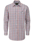 Alan Paine Outdoorhemd Ilkley Rot/Hellblau