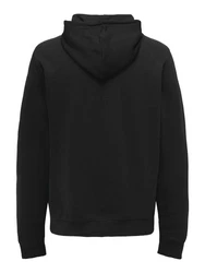ONLY & SONS Hoodie ONSLAMER REG INTERLOCK SWEAT HOODIE Schwarz