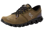 ON RUNNING Cloud X 3 Laufschuh Braun/Dunkelgrün