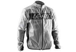 Leatt Jacke Race Cover Motocross Regenjacke Grau/Hellgrau/Weiß/Dunkelgrau