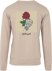 Mister Tee Rundhalspullover Wasted Youth Crewneck Braun/Lila/Beige/Rosa/Khaki/Grau