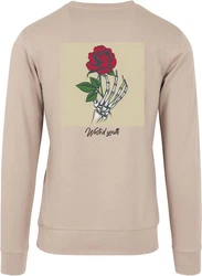 Mister Tee Rundhalspullover Wasted Youth Crewneck Braun/Lila/Beige/Rosa/Khaki/Grau