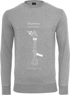 MT Upscale Rundhalspullover Depresso Crewneck Lila/Grau/Dunkelgrau/Braun MT Upscale Rundhalspullover Depresso Crewneck Lila/Grau/Dunkelgrau/Braun