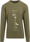MT Upscale Rundhalspullover Depresso Crewneck Dunkelgrün
