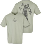 Mister Tee Justice Oversize Tee (1-tlg) Dunkelgrün/Khaki/Hellgrün/Grün