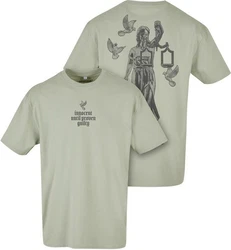 Mister Tee Justice Oversize Tee (1-tlg) Dunkelgrün/Khaki/Hellgrün/Grün