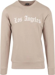 Mister Tee Kapuzenpullover Los Angeles Wording Braun/Khaki/Beige