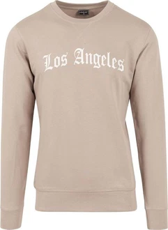 Mister Tee Kapuzenpullover Los Angeles Wording Braun/Khaki/Beige