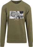 Mister Tee Rundhalspullover Pray 2.0 Crewneck Dunkelgrün