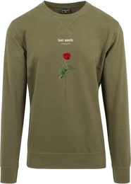 Rundhalspullover Lost Youth Rose Crewneck