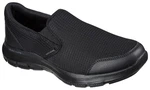 Skechers FLEX ADVANTAGE 4.0 Slip-On Sneaker Schwarz/Dunkelblau