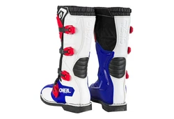 ONEAL Motorradstiefel Hellblau/Rot/Blau/Grau/Dunkelrot