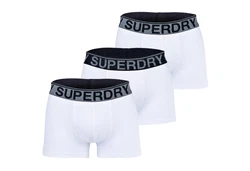 Superdry Herren Boxershorts TRUNK TRIPLE PACK wei