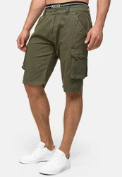 Indicode Cargoshorts Coeur Dunkelgrün/Khaki/Grün