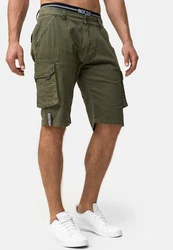 Indicode Cargoshorts Coeur Dunkelgrün/Khaki/Grün
