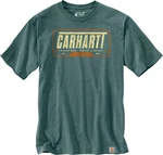 Carhartt Heavyweight Graphic T-Shirt 106091 Dunkelgrün/Grün