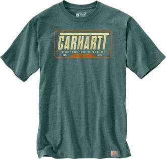 Carhartt Heavyweight Graphic T-Shirt 106091 Dunkelgrün/Grün Carhartt Heavyweight Graphic T-Shirt 106091 Dunkelgrün/Grün