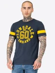 Lonsdale T-Shirt Askerswell Dunkelblau/Gelb/Hellblau/Blau