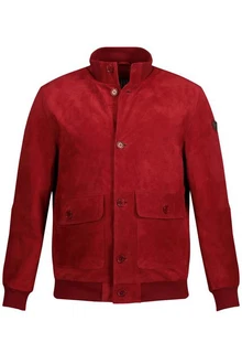 JP1880 Lederjacke Veloursleder Stehkragen