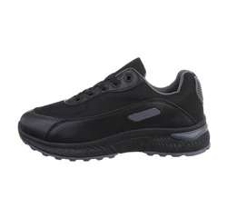 Coolwalk Herren Low-Top Freizeit Sneaker Flach Schwarz