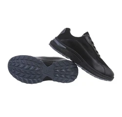 Coolwalk Herren Low-Top Freizeit Sneaker Flach Schwarz