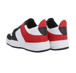 Coolwalk Herren Low-Top Freizeit Sneaker Flach Sneakers Weiß