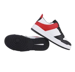 Coolwalk Herren Low-Top Freizeit Sneaker Flach Sneakers Weiß
