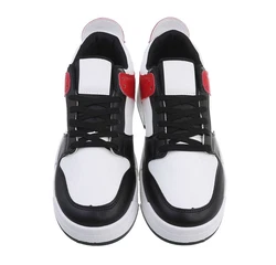 Coolwalk Herren Low-Top Freizeit Sneaker Flach Sneakers Weiß