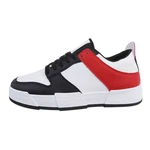 Coolwalk Herren Low-Top Freizeit Sneaker Flach Sneakers Weiß