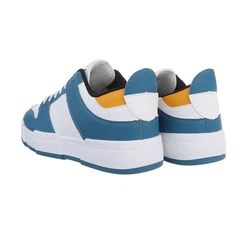 Coolwalk Herren Low-Top Freizeit Sneaker Flach Sneakers Weiß