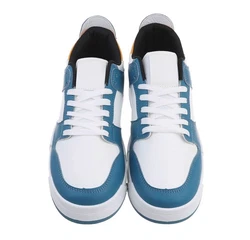 Coolwalk Herren Low-Top Freizeit Sneaker Flach Sneakers Weiß