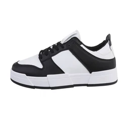Coolwalk Herren Low-Top Freizeit Sneaker Flach Sneakers Schwarz