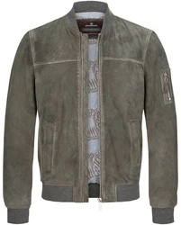 Milestone Blouson MS-Amadeo Dunkelgrün/Grau/Khaki/Braun