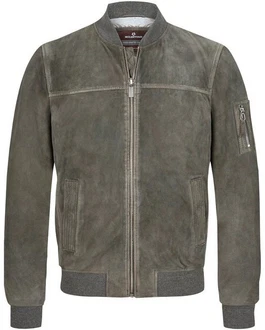 Milestone Blouson MS-Amadeo Dunkelgrün/Grau/Khaki/Braun