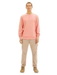 TOM TAILOR Strickpullover PRINTED CREWNECK Orange/Rosa/Rot