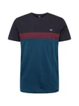 iriedaily T-Shirt Court Dunkelblau/Mischfarben/Türkis