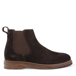 Celal Gltekin 550-797 Stiefel Elegante Wildleder-Chelsea-Stiefel mit Warmfutter.