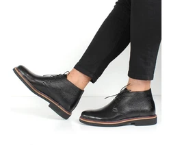 Celal Gltekin Schnürstiefel Klassisch 162-512 Schwarz/Rot