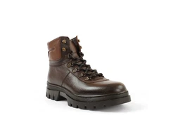 Celal Gltekin 550-795 Schnürstiefel Lederstiefel Braun/Dunkelbraun